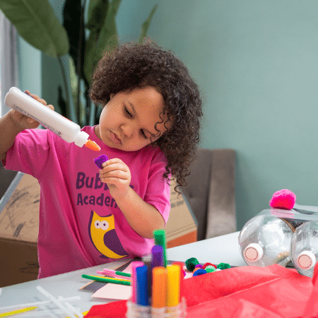 art + music class for preschoolers at Bubbles Academy in Gold Coast