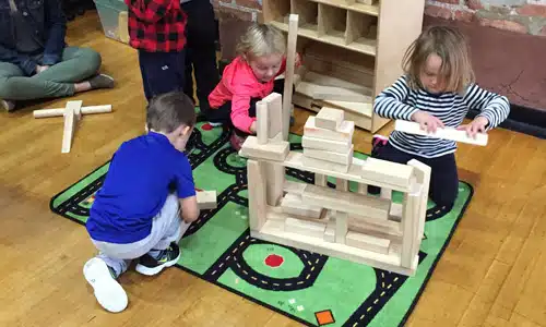 6 Stages of Development with Block Play