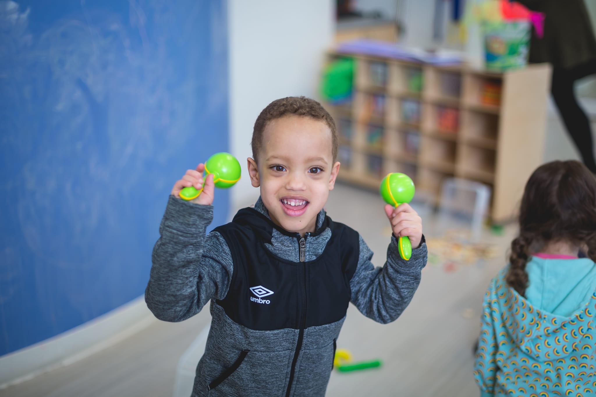 Kids enjoying themselves at preschool